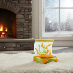BOAT Candle with Letter U