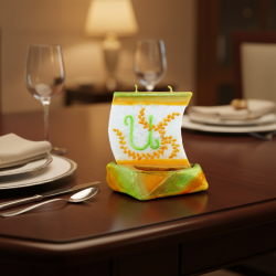 BOAT Candle with Letter U