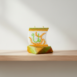 BOAT Candle with Letter U