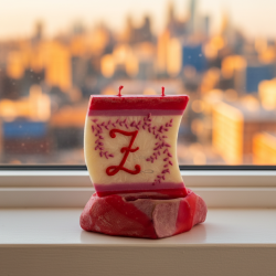 BOAT Candle with Letter Z