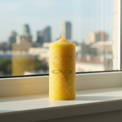 Small Pillar Candle 7cm SVITSOL | Orange Scent