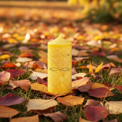 Kleine Stumpenkerze 7cm SVITSOL | Orangenduft