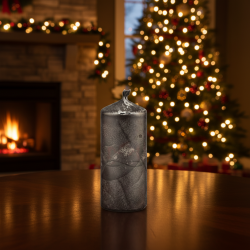 Small Pillar Candle Black Lily - SVITSOL | Handmade