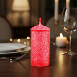Small Pillar Candle Vanilla-Orange SVITSOL | Handmade
