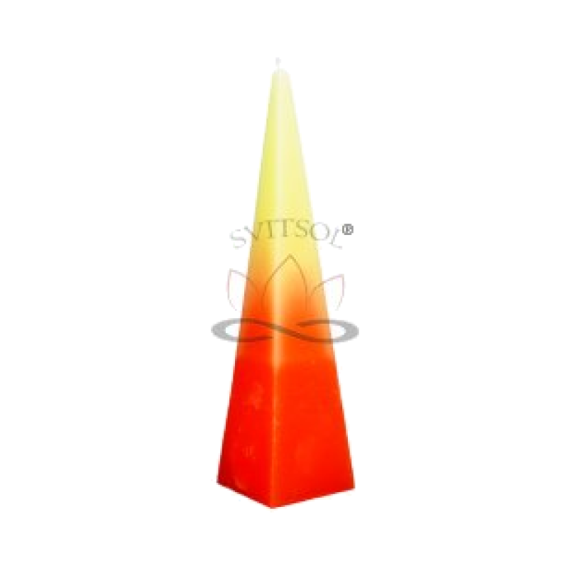 Svíčka jehlan čtyřstěn 3