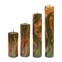 Kolekce  LUXUS svící ABSTRACT 4ks