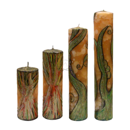 Kolekce  LUXUS svící ABSTRACT 4ks