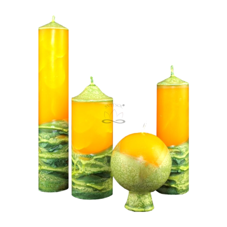 Kolekce svíček GERBERA 4ks