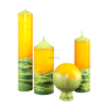 Kerzenkollektion GERBERA - Handgemachtes Set mit zertifiziertem Wachs aus Královské Poříčí und Baumwolldocht