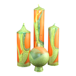 Candle Collection ASTRAX - Handmade Set with Certified Wax from Královské Poříčí