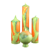Candle Collection ASTRAX - Handmade Set with Certified Wax from Královské Poříčí