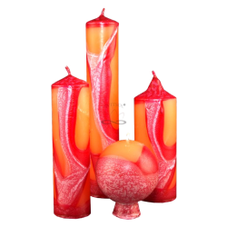 Kerzenkollektion KRONE - Handgemachte Eleganz aus Královské Poříčí mit Baumwolldocht