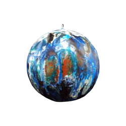 Svíčka KOULE VELKÁ strakatá