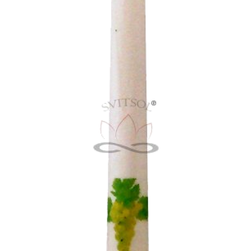 Konická svíce logo ZELENÉ VÍNO