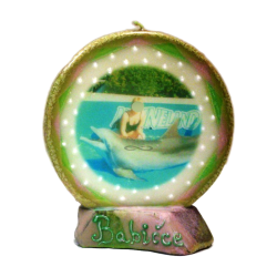 Svíčka kruh foto DOVOLENÁ