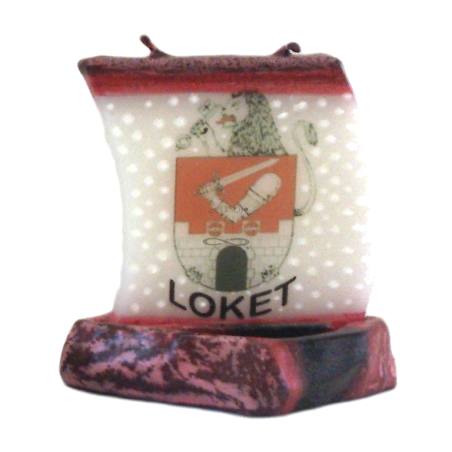 Svíčka LODIČKA s logem LOKET