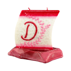 Svíčka LOĎKA S PÍSMENEM D