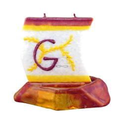 Svíčka LOĎKA S PÍSMENEM G