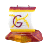 Boat Candle with Letter G