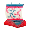 Boat Candle with Letter K