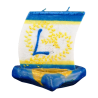 Boat Candle with Letter L