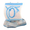 Boat Candle with Letter O