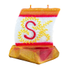 BOAT Candle with Letter S