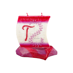 Svíčka LOĎKA S PÍSMENEM T