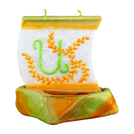 Svíčka LOĎKA S PÍSMENEM U