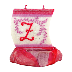 BOAT Candle with Letter Z
