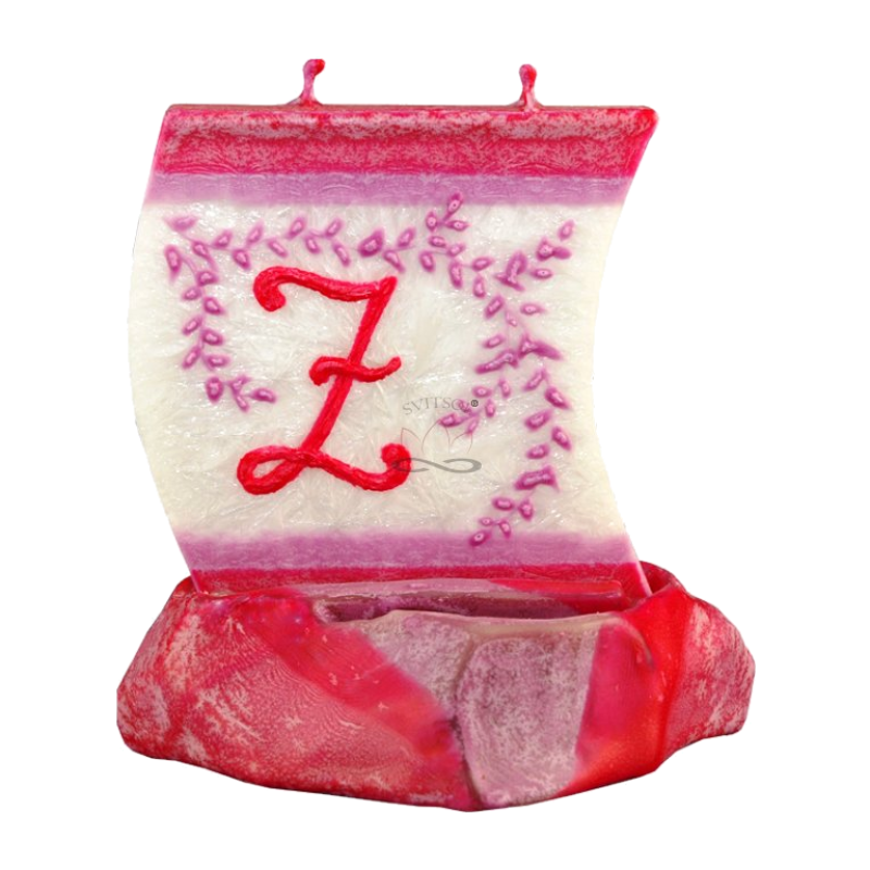 Svíčka LOĎKA S PÍSMENEM Z