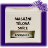 Svíčka "MASÁŽNÍ TĚLOVÁ" VALLERI LUXURY LEVANDULE malé balení