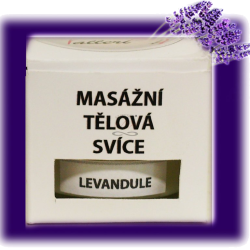 Svíčka MASÁŽNÍ TĚLOVÁ VALLERI LUXURY LEVANDULE velké balení