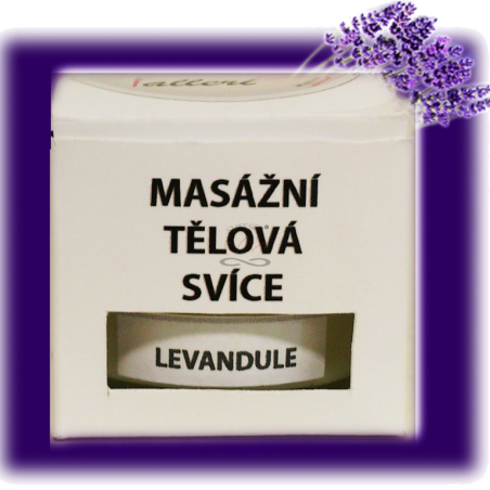 Svíčka MASÁŽNÍ TĚLOVÁ VALLERI LUXURY LEVANDULE velké balení