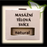 Svíčka MASÁŽNÍ TĚLOVÁ VALLERI LUXURY NATURAL menší balení