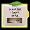 Svíčka MASÁŽNÍ TĚLOVÁ VALLERI LUXURY CITRON větší balení