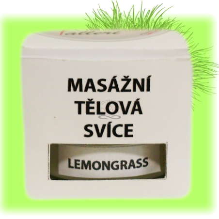 Svíčka MASÁŽNÍ TĚLOVÁ VALLERI LUXURY LEMONGRASS větší balení