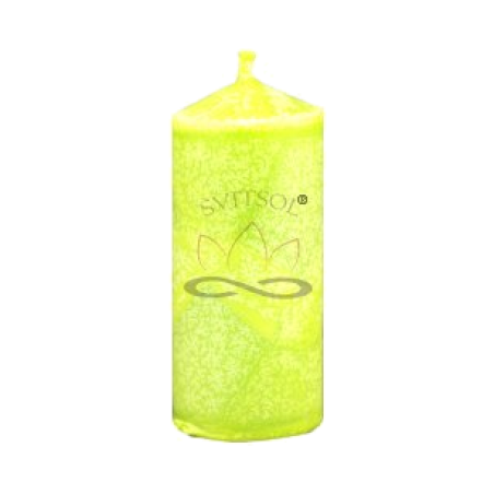 Small Pillar Candle - Cucumber Freshness | Handmade