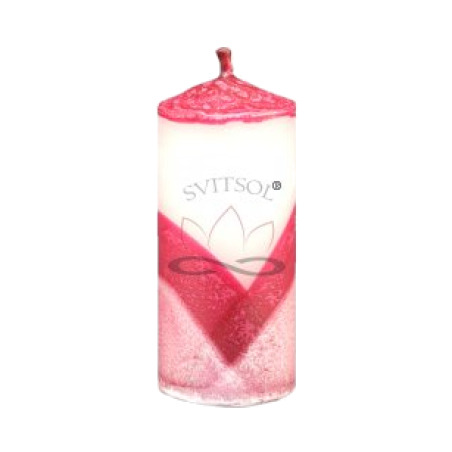 Vanilla Pillar Candle - Handmade with Cotton Wick