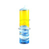 Tall Pillar Candle Citronella SVITSOL - Handmade Czech Craft