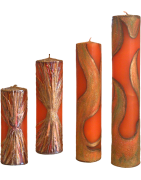 Cylindrical candles – long burn, handmade pillars | SVITSOL